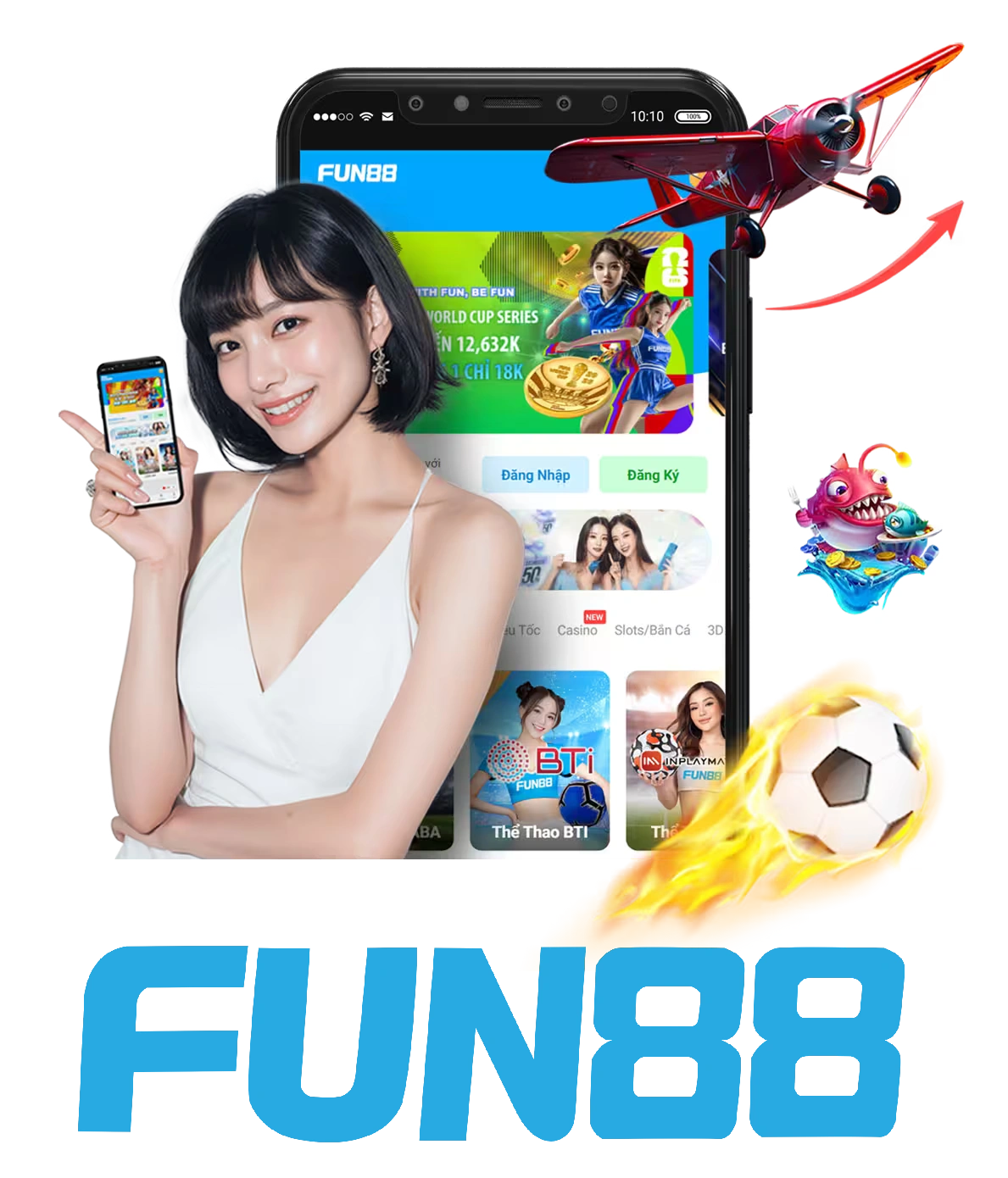 Ứng dụng và dịch vụ di động Fun88